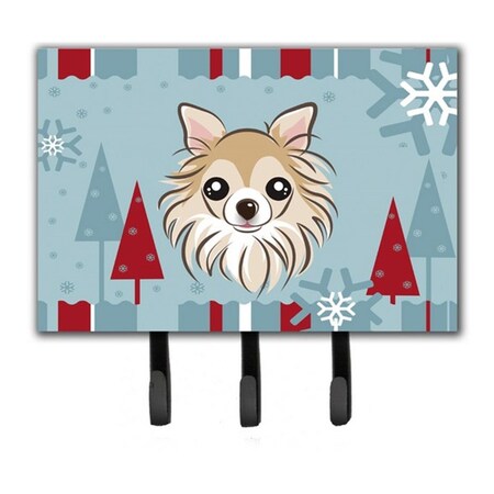 Jensendistributionservices Winter Holiday Chihuahua Leash & Key Holder MI2088677